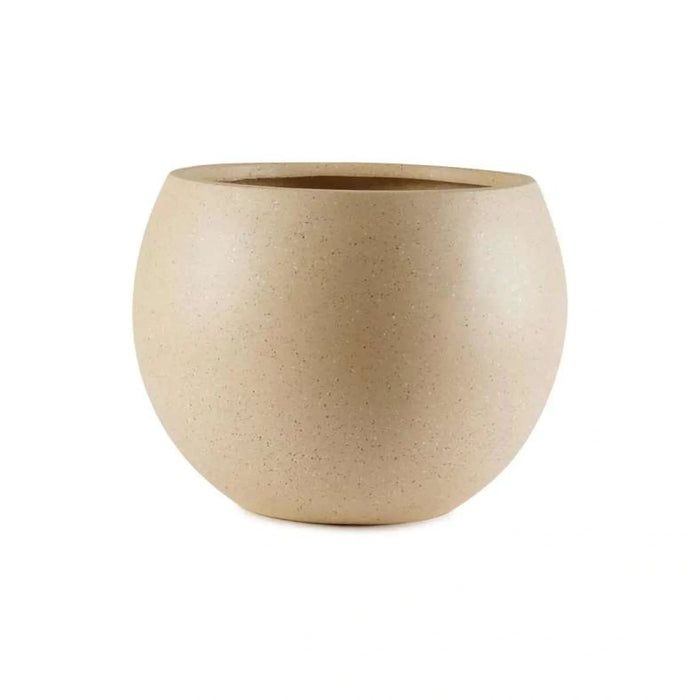 Andro Polyresin Planter Dia55X39Cm - Cream Pan Home