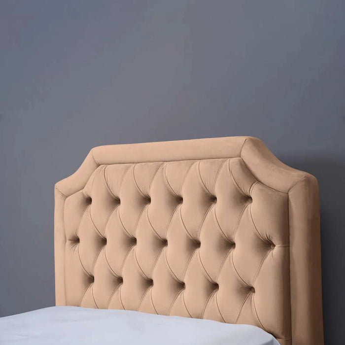Andromeda Headboard Velvet Gold L-120 : H-125 Cm
