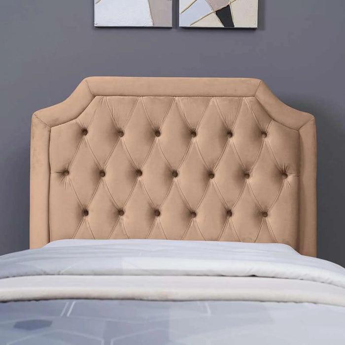 Andromeda Headboard Velvet Gold L-120 : H-125 Cm