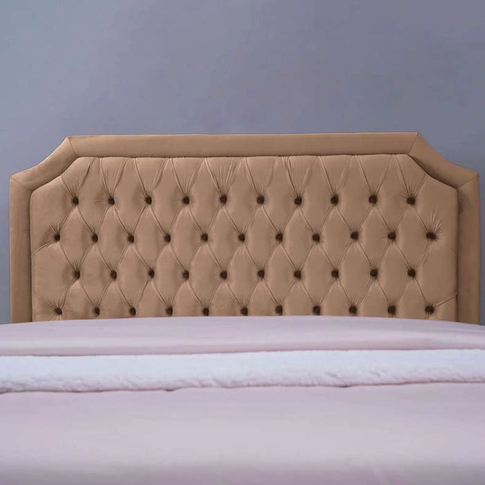 Andromeda Headboard Velvet Gold L-160 : H-125 Cm