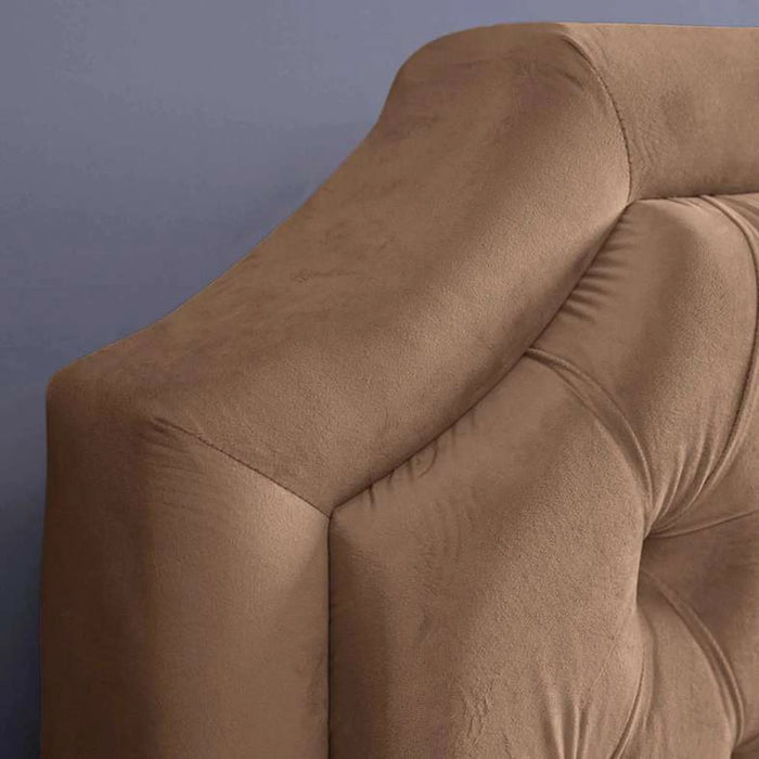 Andromeda Headboard Velvet Gold L-160 : H-125 Cm