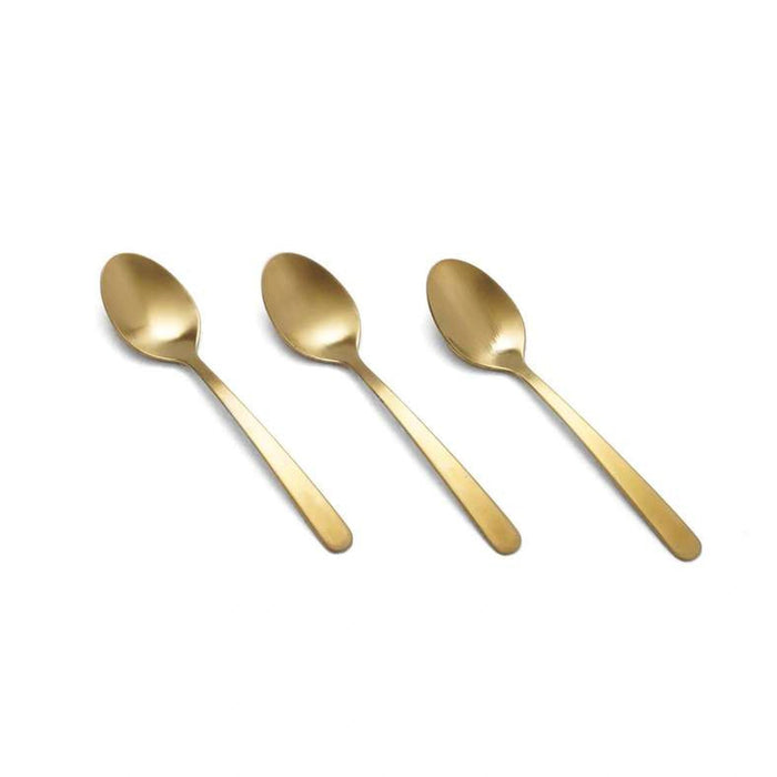 Aneta 3-Piece Dinner Spoon - Gold Pan Home