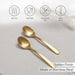 Aneta 3-Piece Dinner Spoon - Gold Pan Home
