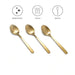 Aneta 3-Piece Tea Spoon 14.3X1.2X1.5Cm - Gold Pan Home