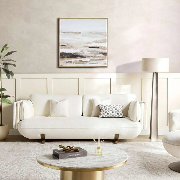 Anetta 3 Seater Sofa - White