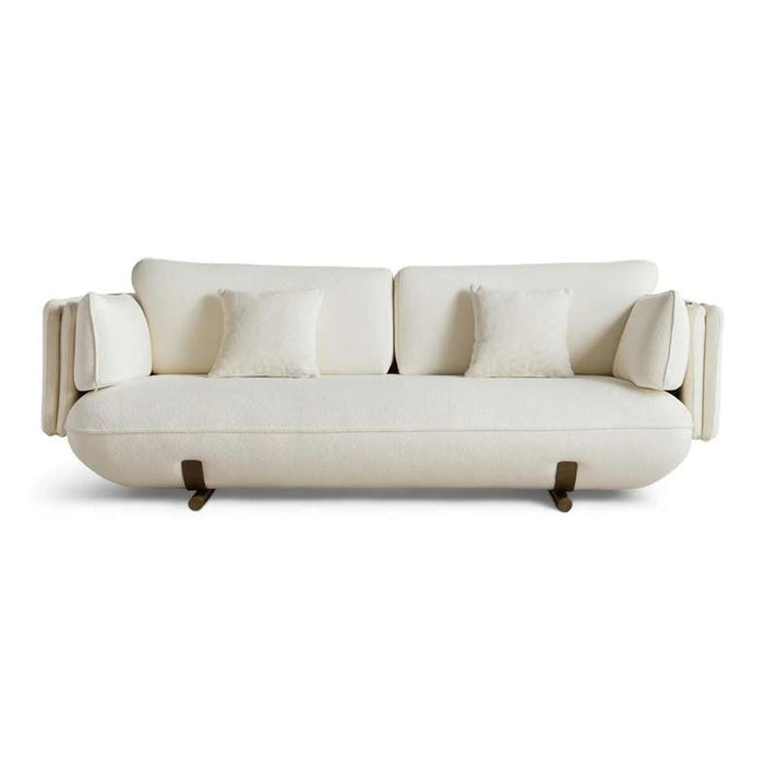 Anetta 3 Seater Sofa - White