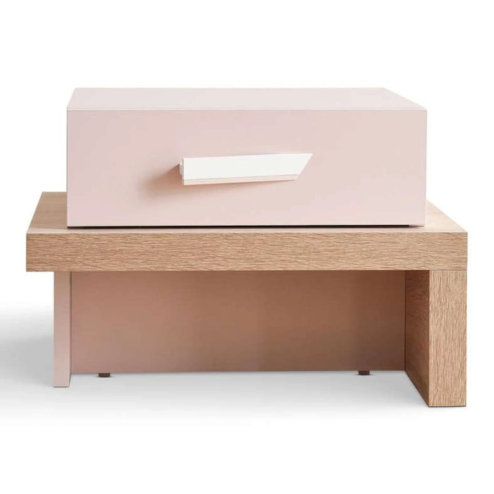 Angel Nightstand - Pink And Oak