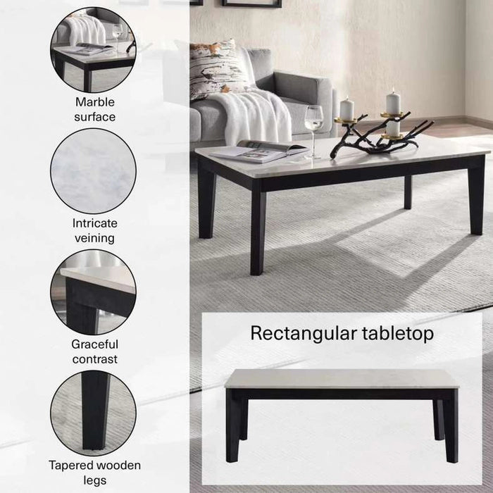 Ankara Coffee Table Marble Pan Home