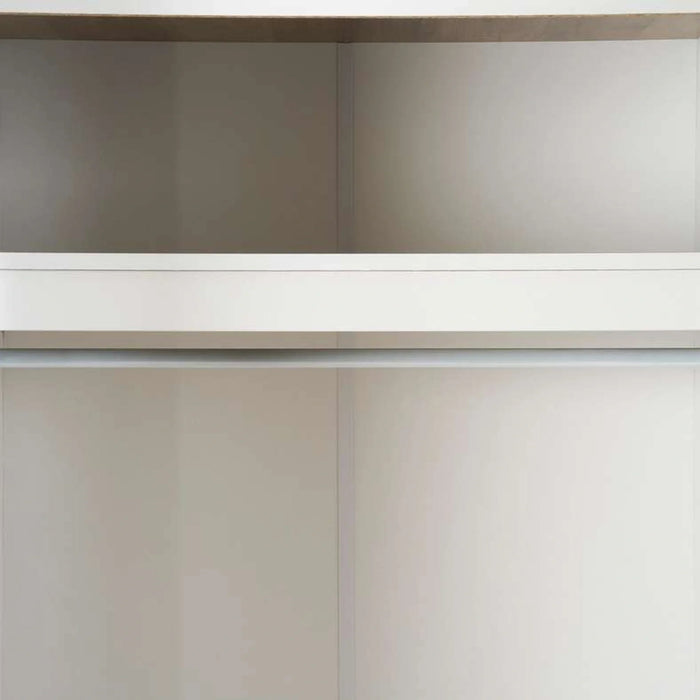 Annas Kids 3 Door Wardrobe With Mirror  - White