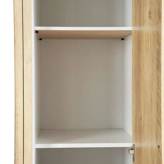 Annas Kids 3 Door Wardrobe With Mirror  - White
