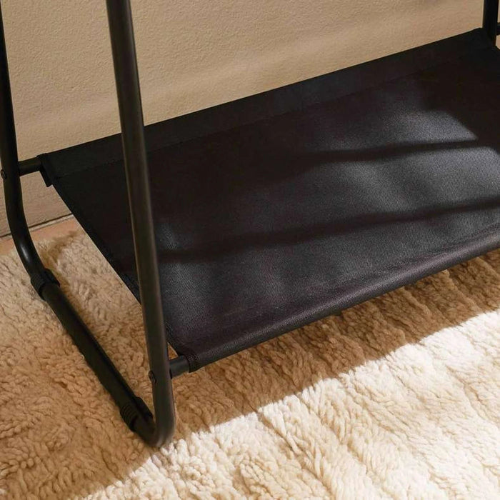 Anni Cloth Rack With 4-Shelves 100X43X168Cm - Black Pan Home