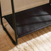 Anni Cloth Rack With 4-Shelves 100X43X168Cm - Black Pan Home