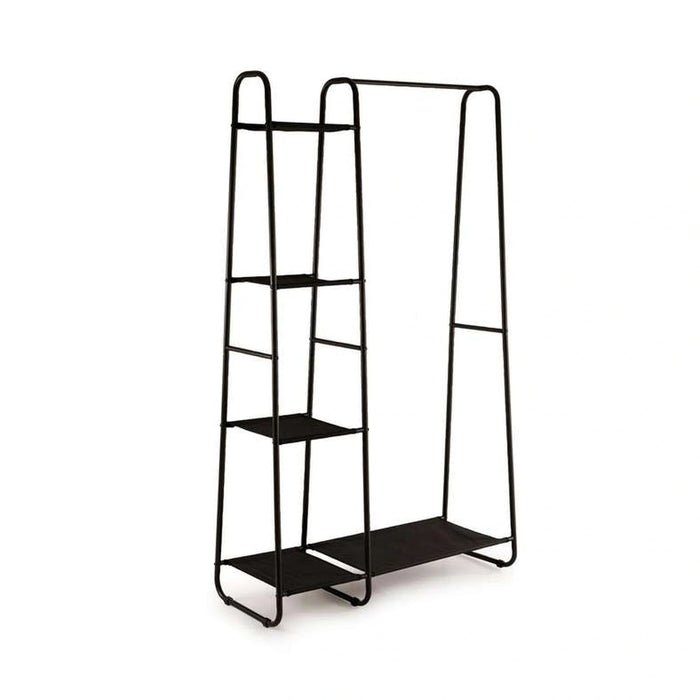 Anni Cloth Rack With 4-Shelves 100X43X168Cm - Black Pan Home