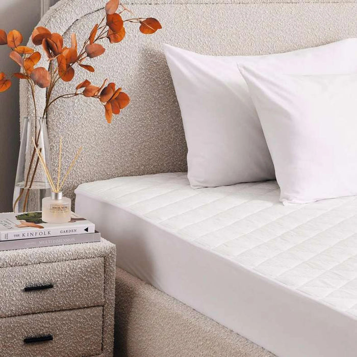 Antistress Waterproof Mattress Protector 200X200+33Cm - White