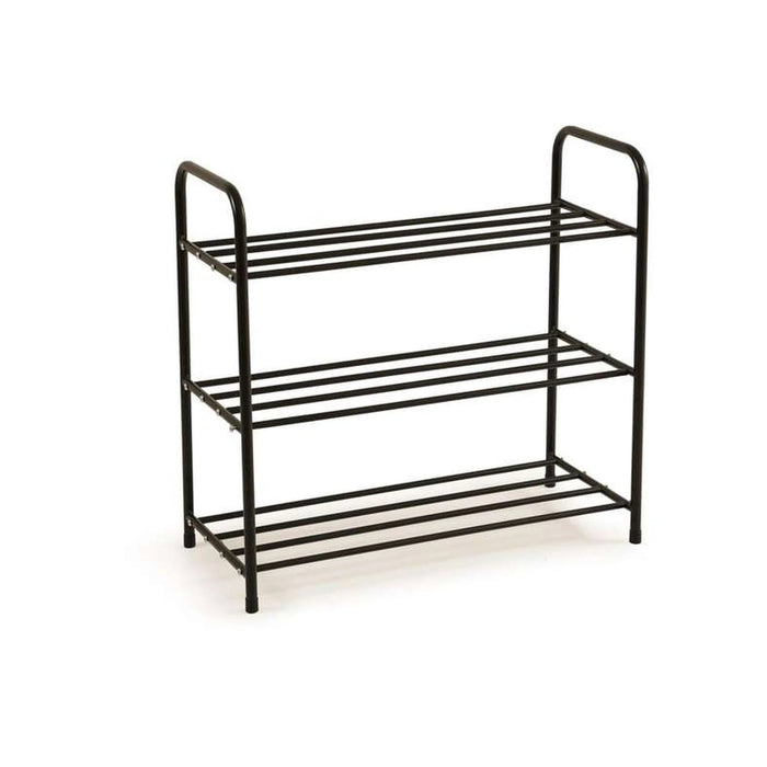 Anyday 3-Tier Shoe Rack 63X28X60Cm - Black Pan Home