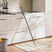 Apex 3-Piece Steel Broom And Mop Handle -124X2X2 Cm- Grey Pan Home