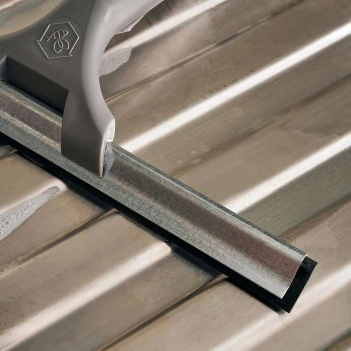 Apex Anti-Scratch Window Squeege With Steel Rubber Holder 25X5X16-Grey