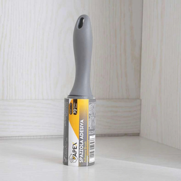 Apex Cloth Lint Roller 70 Sheet  29X5X9Cm - Grey Pan Home