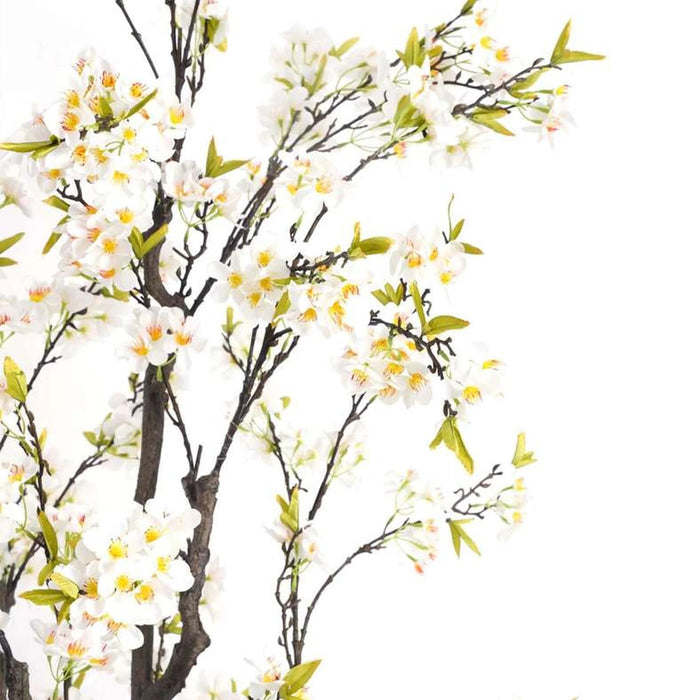 Apple Flower Tree With Pot H210Cm -White Pan Home