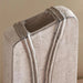 Aral Handpainted Paper Mache Decor Vase 15X8X32Cm - White Pan Home