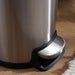 Arch Fingerprint Resistant Metal Pedal Bin 31.5X18.5X39Cm 10L - Chrome Pan Home