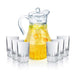 Arcopal Victoria 7-Piece Drink Set - Clear Pan Home