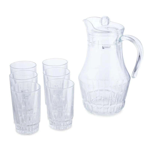 Arcopal Victoria 7-Piece Drink Set - Clear Pan Home