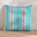 Arden Stripe Outdoor Filled Cushion 50X50Cm - Grey Pan Home