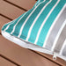 Arden Stripe Outdoor Filled Cushion 50X50Cm - Grey Pan Home