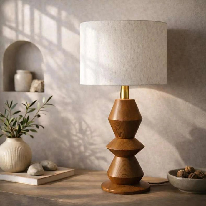 Ardena E27 Table Lamp 25X25X70Cm - Brown