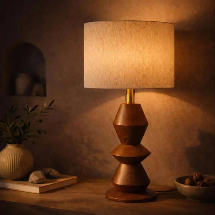 Ardena E27 Table Lamp 25X25X70Cm - Brown