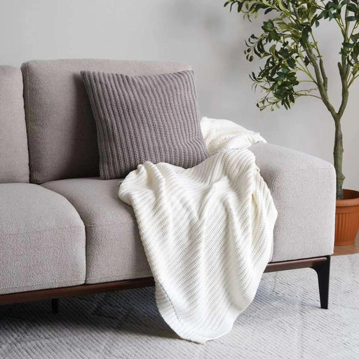 Ardine Throw 127X152Cm - Cream Pan Home
