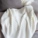 Ardine Throw 127X152Cm - Cream Pan Home