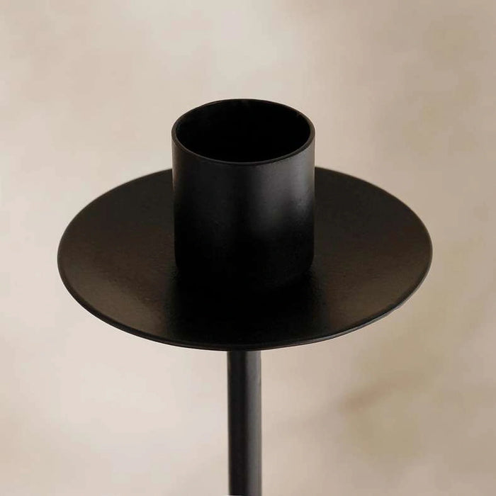 Areg Metal Three Taper Candle Holder 16.5X23X45.5Cm- Black