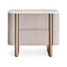 Arelis Nightstand With 2 Drawer - Light Brown Pan Home