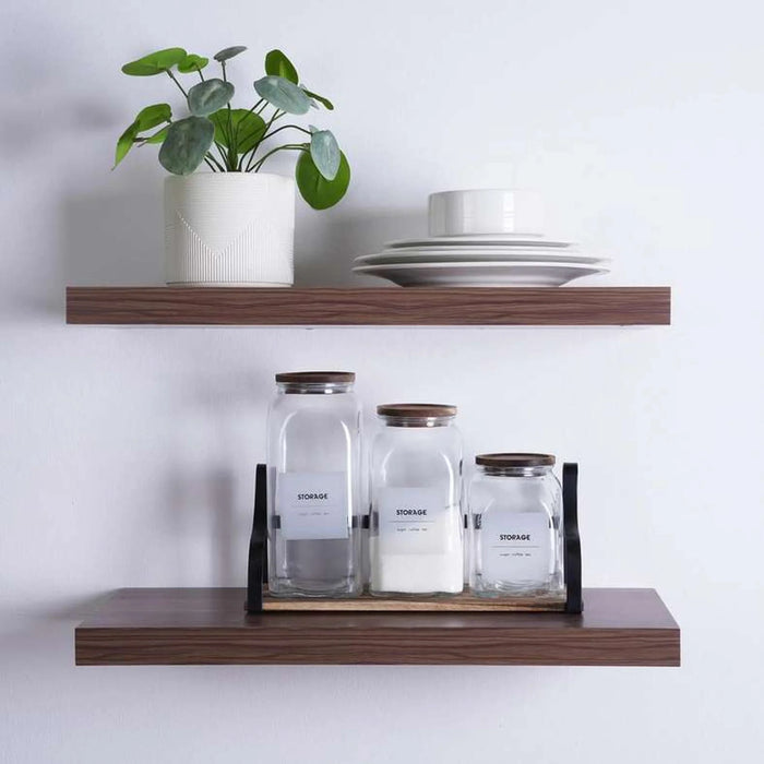 Arelle 3-Piece Glass Canister With Stand - Clear