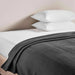 Aria Herringbone Bedspread 220X240Cm-Grey Pan Home