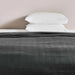 Aria Herringbone Bedspread 220X240Cm-Grey Pan Home