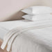Aria Herringbone Bedspread 220X240Cm- Ivory Pan Home