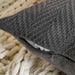 Aria Herringbone Cushion Cover 50X50Cm- Grey Pan Home