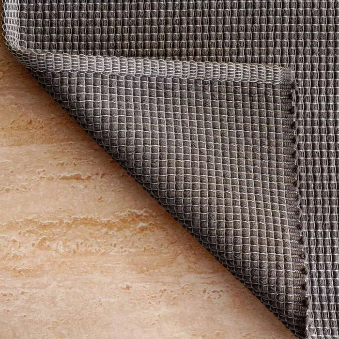Aria Ribbed 4 Piece Placemat Set 33X48Cm-Grey