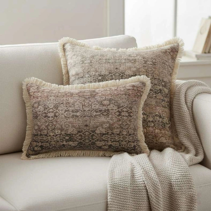 Arika Down Alternative Filled Cushion 50X50Cm - Brown Pan Home