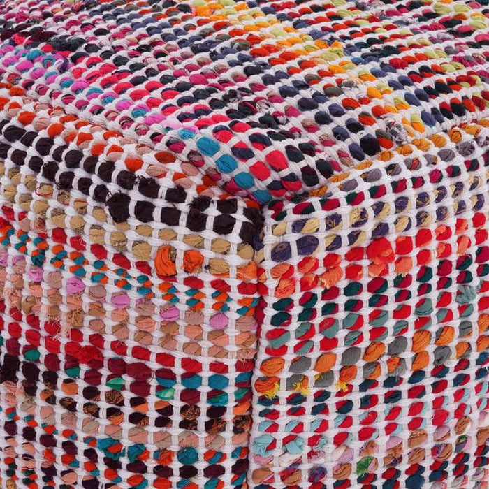 Arista Pouf Cover 43X43Cm - Red Pan Home
