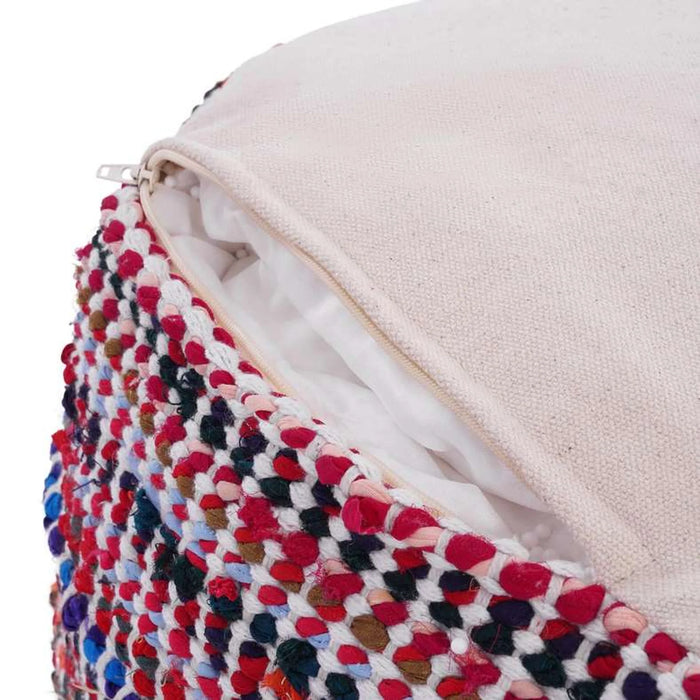 Arista Pouf Cover 43X43Cm - Red Pan Home