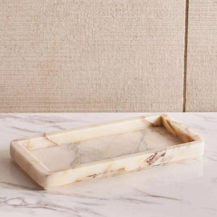 Aristo Marble Tray 20.3X10.2X2Cm - Beige