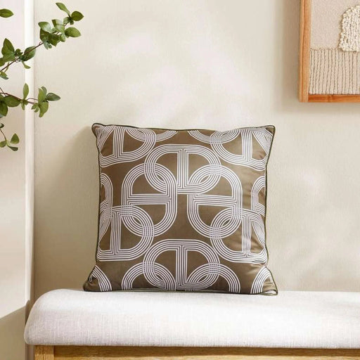 Arizona Filled Cushion 50X50Cm Green Pan Home