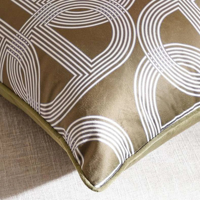 Arizona Filled Cushion 50X50Cm Green Pan Home