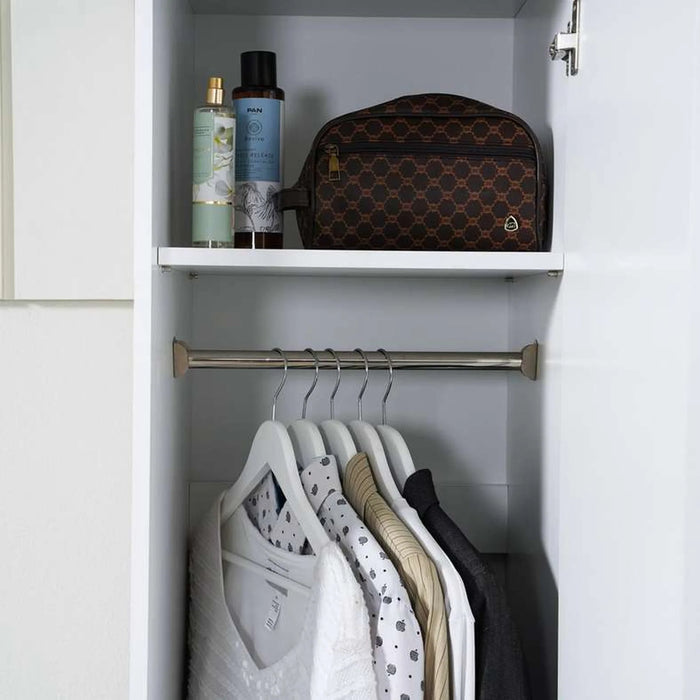 Arlin 1 Door Wardrobe With 1 Drawer - White