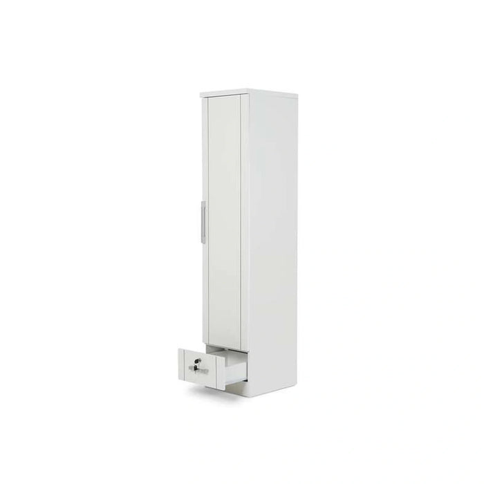 Arlin 1 Door Wardrobe With 1 Drawer - White