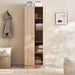 Arlington 2 Door Wardrobe Engineered Wood - Oak Pan Home